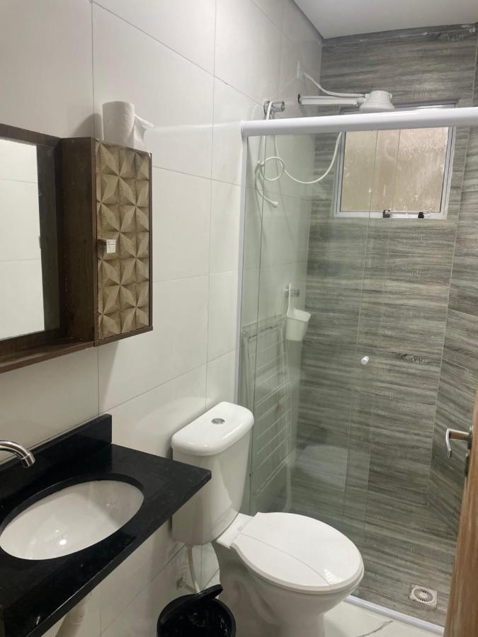 Casa Novinha - Praia Grande - Mirim - 3 Quadras Da Praia Wi-Fi Villa Eksteriør billede